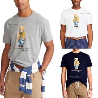 [S-5XL] เสื้อยืดโปโลหมี polo bear