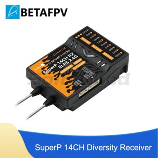 Betafpv SuperP 14CH ตัวรับสัญญาณที่หลากหลาย โมเดลเครื่องบินบังคับ หลายใบพัด เฮลิคอปเตอร์ เครื่องบินคงที่ เฮลิคอปเตอร์ รถบังคับ เรือ RC ใหม่