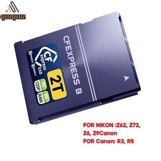 Quu อะแดปเตอร์การ์ด CFexpress B สําหรับกล้อง CFexpress Type B เป็น NVME 2230 SSD