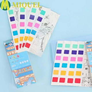 Miquel Gouache สมุดวาดภาพกราฟฟิตี้ พร้อมแปรง สําหรับผู้ใหญ่