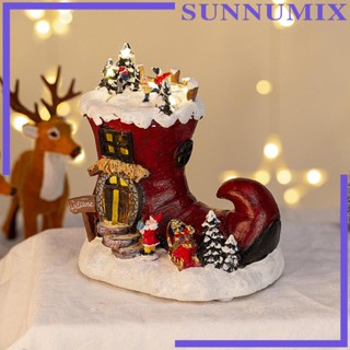 [Sunnimix] กล่องดนตรีคริสต์มาส แบบหมุนได้ สําหรับตกแต่งบ้าน หอพัก