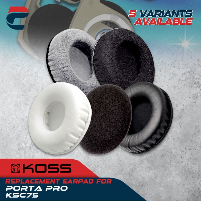 แผ่นรองหูฟังโฟม KOSS PORTA PRO KSC75 แผ่นโฟมโฟม