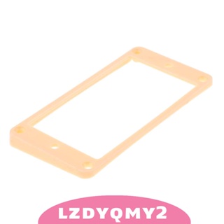 [Lzdyqmy2] กรอบปิ๊กอัพฮัมบัคเกอร์ แบบโค้ง สีครีม สําหรับกีตาร์ LP