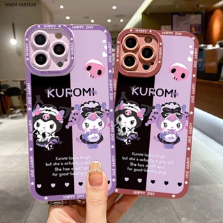 Huawei Mate 20 Pro เคสหัวเว่ย เคสซัมซุง สำหรับ Case Two Kuromi Soft Rubber Camera Protection Design Shockproof เคส เคสโทรศัพท์ เคสมือถือ
