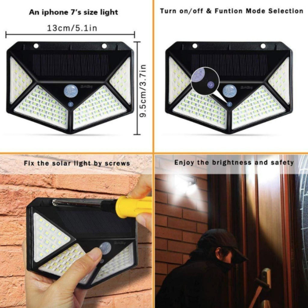 Panasi ไฟติดผนัง solar 35LED ไฟโซล่าเซลล์ โซล่าเซลล์ solar light solar cell หลอดไฟโซล่าเซล โคมไฟโซลาร์เซลล์ SOLAR ราคา ถูกที่สุด ดีลบีเคเค แกลเลอรีภาพที่ 3