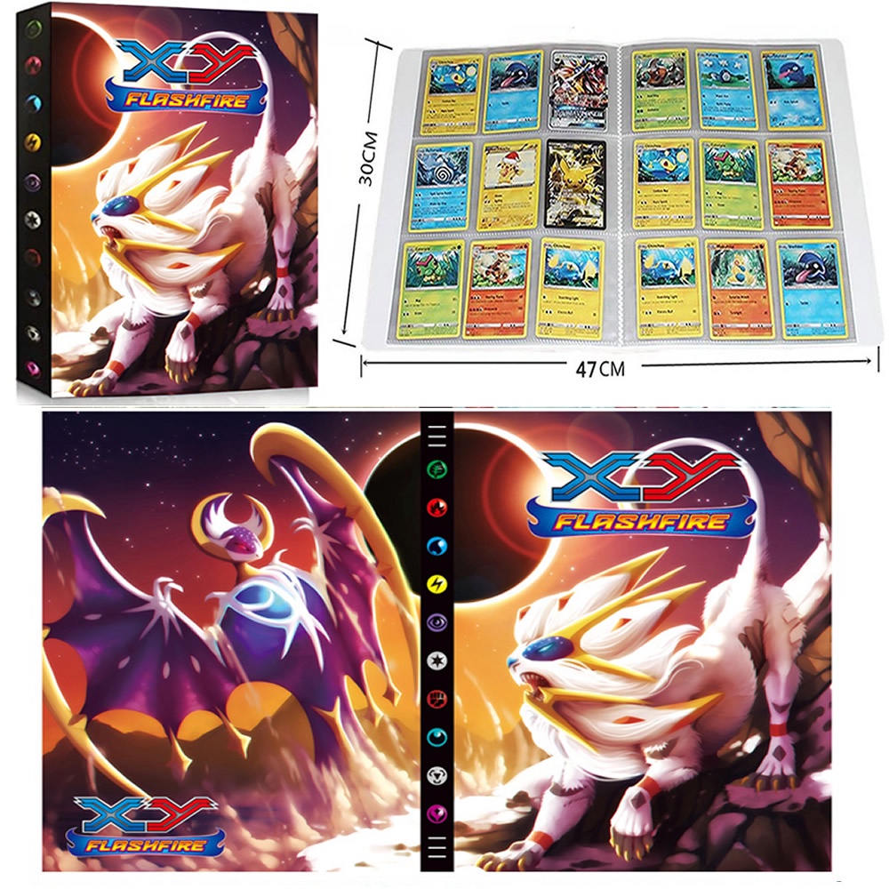 432Pcs 9 Pocket Album Pokemon Card Book Collection Map Holder Cartoon Anime VMAX GX Game Card Folder