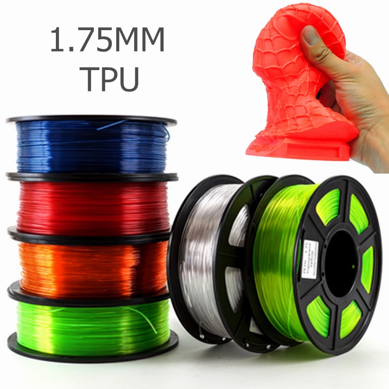 3D Printer Filament 1.75mm 250G TPU 3D Plastic Printing Filament Flexible Filament Printing Material