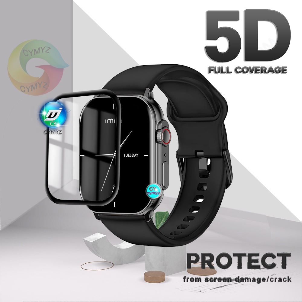 Imiki Watch SF1 ฟิล์มกันรอยหน้าจอ 5D นิ่ม เต็มจอ สําหรับ IMIKI Watch SF1 IMIKI Watch SF1