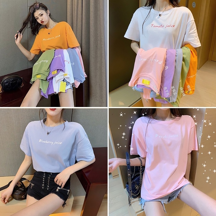 𝑬𝑽𝑬 เสื้อยืดแฟชั่น Oversize โอเวอร์ไซส์ สีพาสเทล มี 5 สี พร้อมส่ง ใส่สบาย ผ้าคอตตอน นิ่มๆ