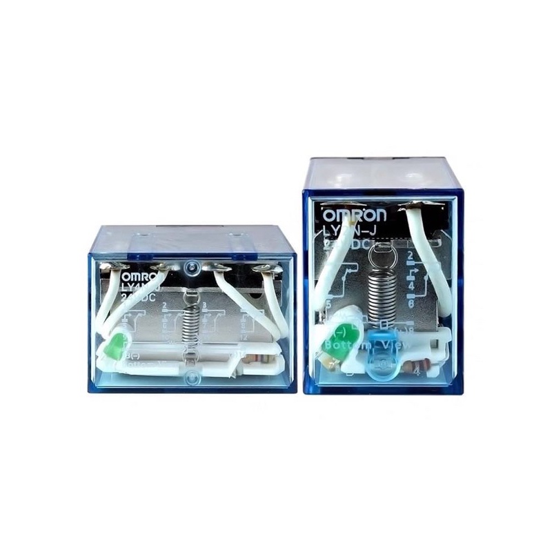 งานแท้ รีเลย์ LY4NJ+socket เดิมแท้  OMRON รีเลย์กลาง LY4N j DC24V ส่งทุกวัน ร้านใน  กทม แปลงไฟ ของให