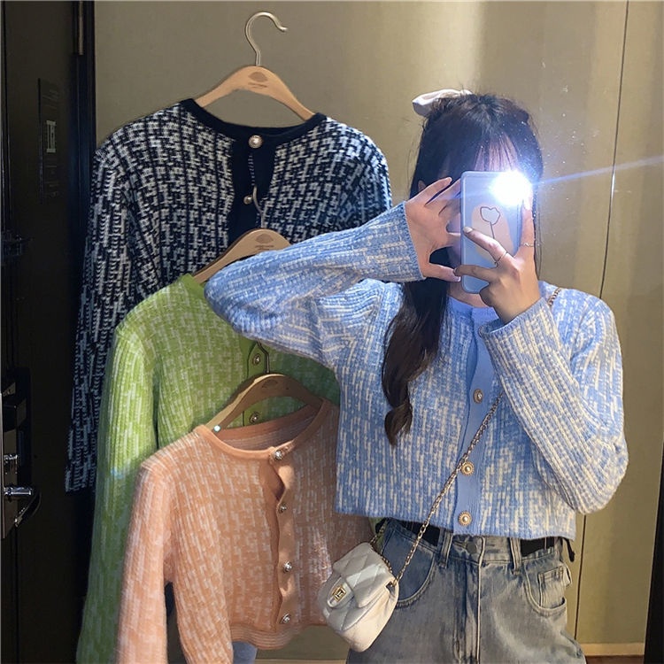 Dahong 💖 เสื้อแจ็คเก็ตผู้หญิง เสื้อแขนยาวทวิต  ใส่สวยดูแพงทันที 7205