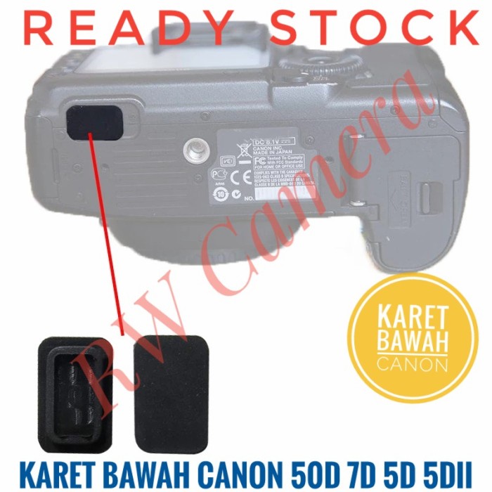ด้านล่างยาง Canon 7D 50D 5D 5Di ฝาครอบด้านล่างยางกล้อง 5D Mark iii ii IV
