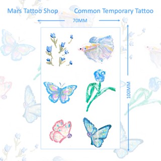 Mars TattooCommon Tattoo รอยสักสี ติดทนนาน สติ๊กเกอร์รอยสักช…