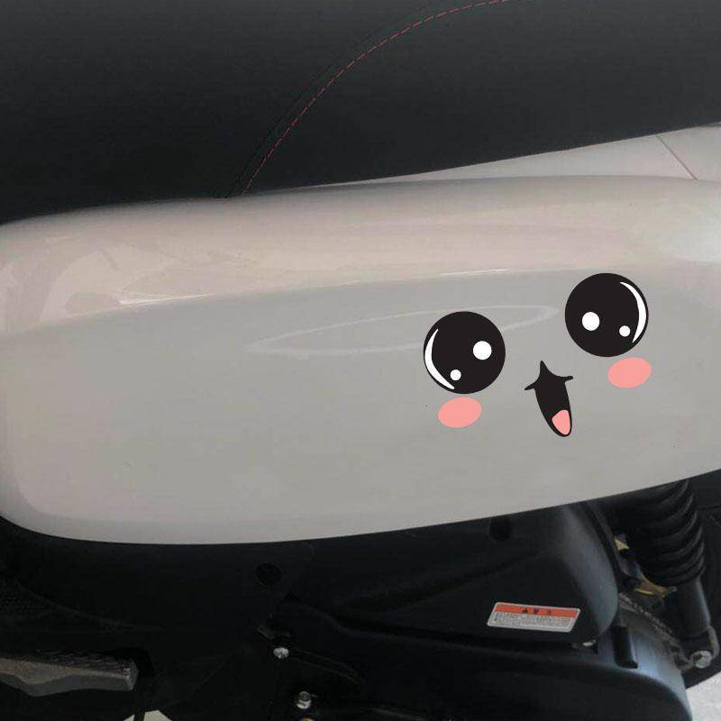 สติกเกอร์กระจกมองหลังไฟฟ้า ลายการ์ตูนน่ารัก สําหรับตกแต่งหมวกกันน็อค ราคา ถูกที่สุด ดีลบีเคเค แกลเลอรีภาพที่ 6