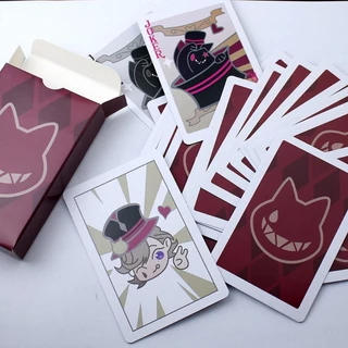Genshin Impact Lyney ไพ่โป๊กเกอร์ พร็อพคอสเพลย์ สําหรับเก็บสะสม