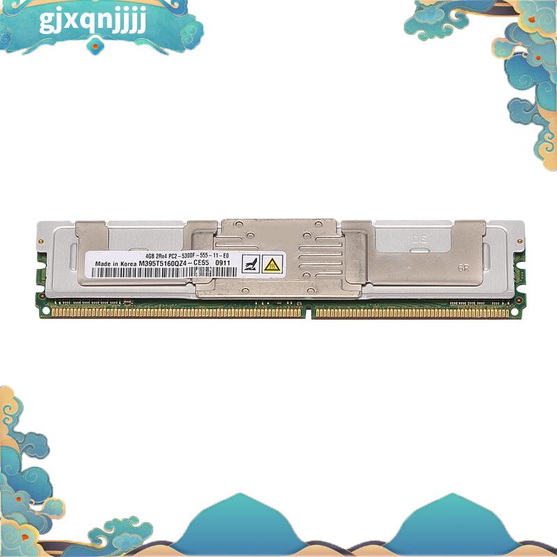 หน่วยความจํา DDR2 4GB 667Mhz PC2 5300F 240 Pins 1.8V FB DIMM พร้อมเสื้อกั๊กระบายความร้อน สําหรับ AMD Intel Desktop Memory Ram gjxqnjjjj