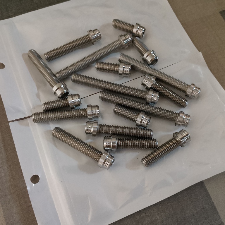 L bolt m8 thread 12/12 bolt สแตนเลส handmade ยาว 2CM ถึง 8CM custom 1B