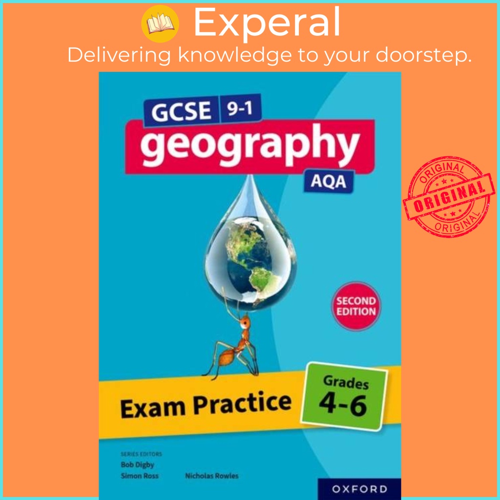 GCSE 9-1 ภูมิศาสตร์ AQA: ฝึกสอบ: Grades 4-6 Second Edition โดย Nicholas Rowles (ฉบับสหราชอาณาจักรปกอ