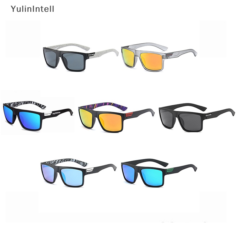 Ylth แว่นตากันแดด เลนส์โพลาไรซ์ ทรงสี่เหลี่ยม สีดํา สไตล์คลาสสิก เหมาะกับการขับขี่ ตกปลา เล่นกีฬา กลางแจ้ง แฟชั่นสําหรับผู้ชาย ผู้หญิง UV400 QDD