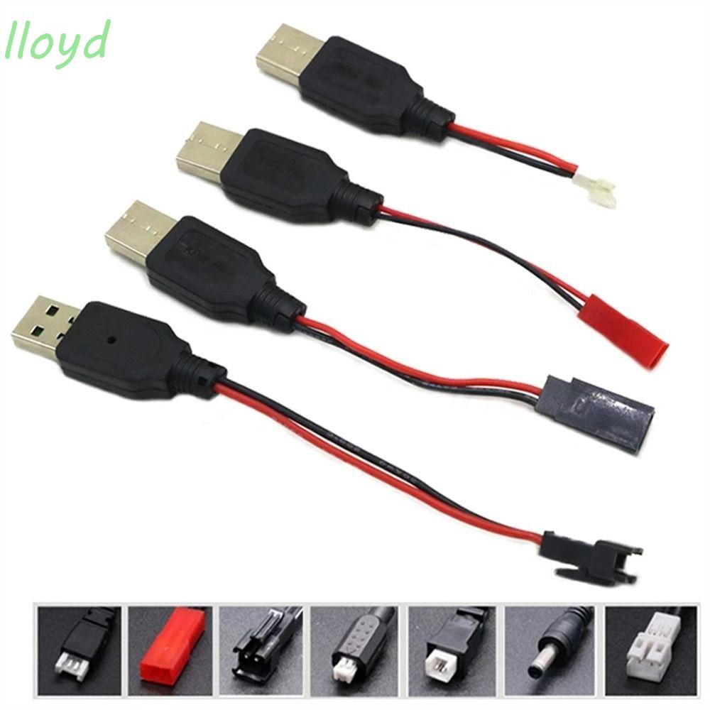 Lloyd สายชาร์จแบตเตอรี่ลิเธียม 3.7V USB เป็นปลั๊ก JST SM futaba สําหรับสายพาวเวอร์ซัพพลาย 3RC