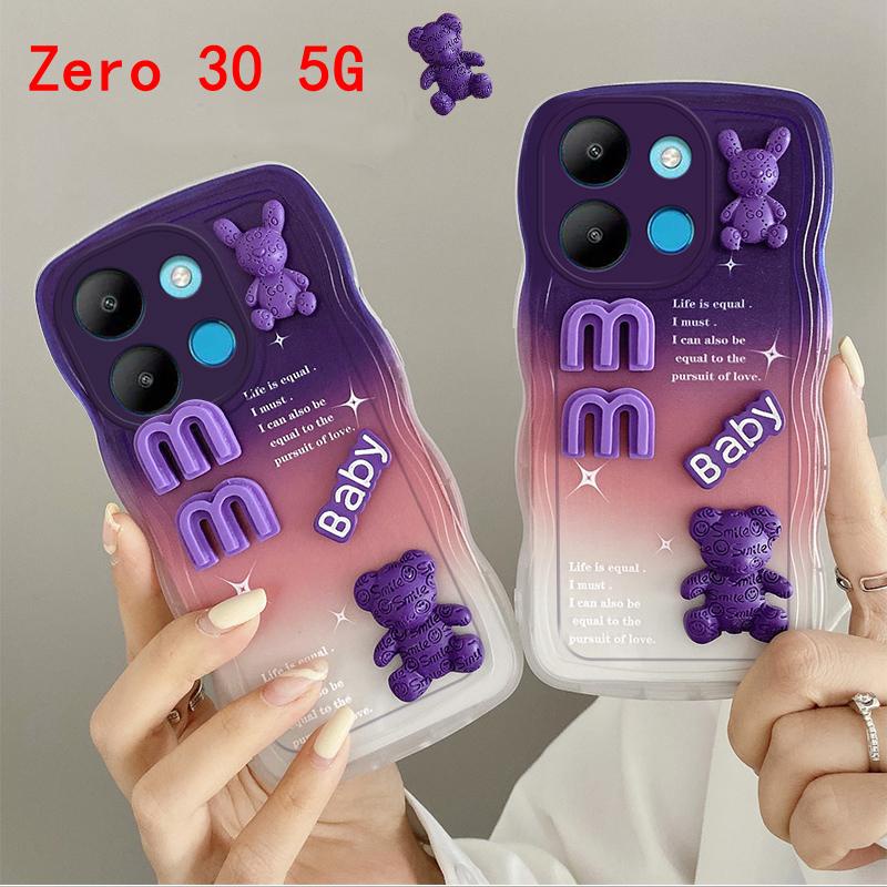 เคสนิ่ม ลายตุ๊กตาหมีน่ารัก สําหรับ Infinix Zero 30 5G Zero30