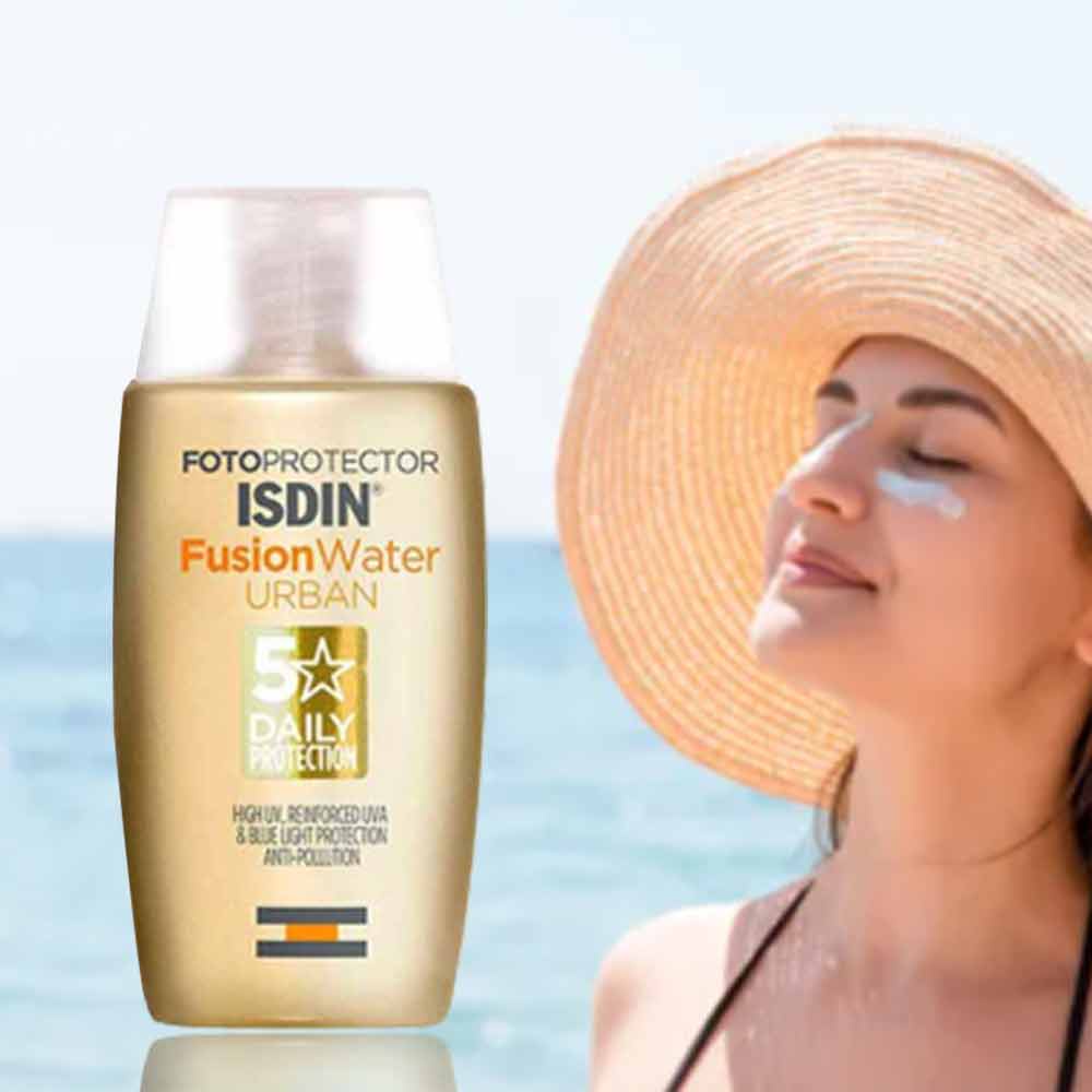 Isdin Isdin Sunscreen Cream Wanjin Water Urban Anti-Sun Cream Anti-Ultraviolet Retouch Skin Tone 50ml SPF30