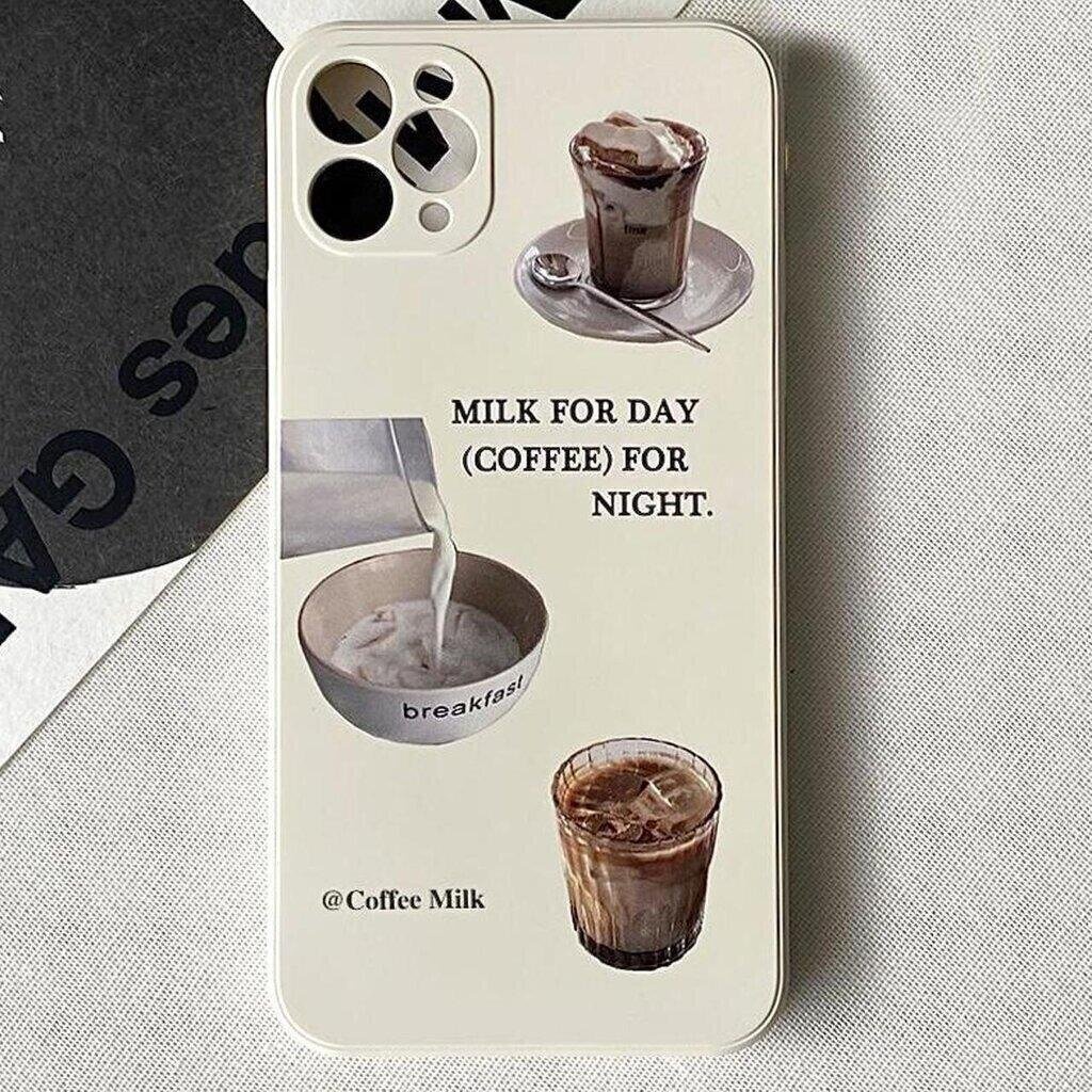 เคสไอโฟน TPU แบบนิ่มลาย Coffee & Milk