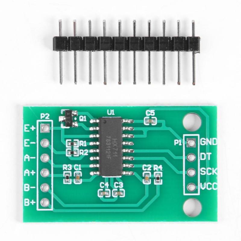 โมดูลเซ็นเซอร์ชั่งน้ําหนัก HX711 ใช้สําหรับเซ็นเซอร์ความดันน้ําหนักของเซ็นเซอร์ AD ความแม่นยําตําแหน