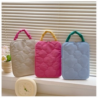 กระเป๋าใส่แล็ปท็อป แบบพกพา สีตัดกัน สไตล์เกาหลี สําหรับ 9.7-13 นิ้ว