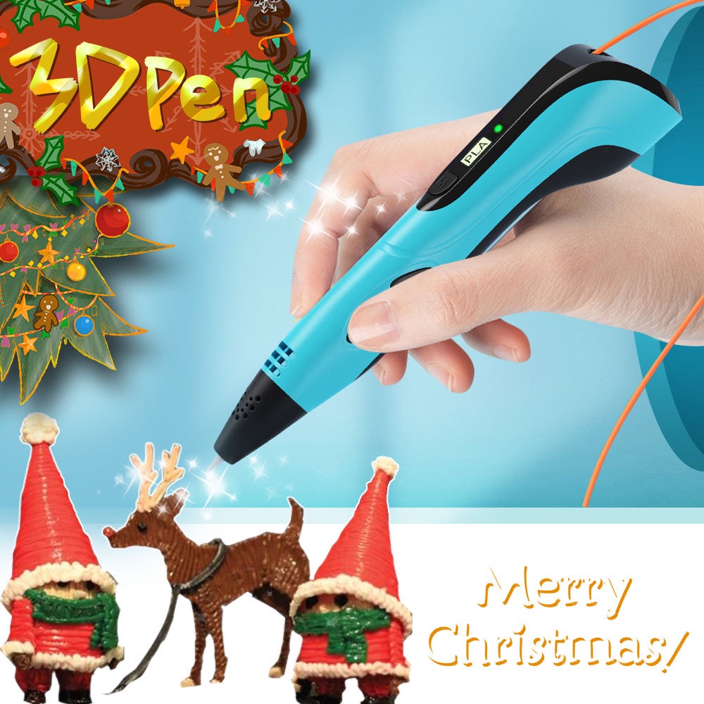 พร้อมส่ง 3d pen drawing PLA ปากกาวาดภาพ 3 มิติ ปากกา PLA pen ABS เส้นใย