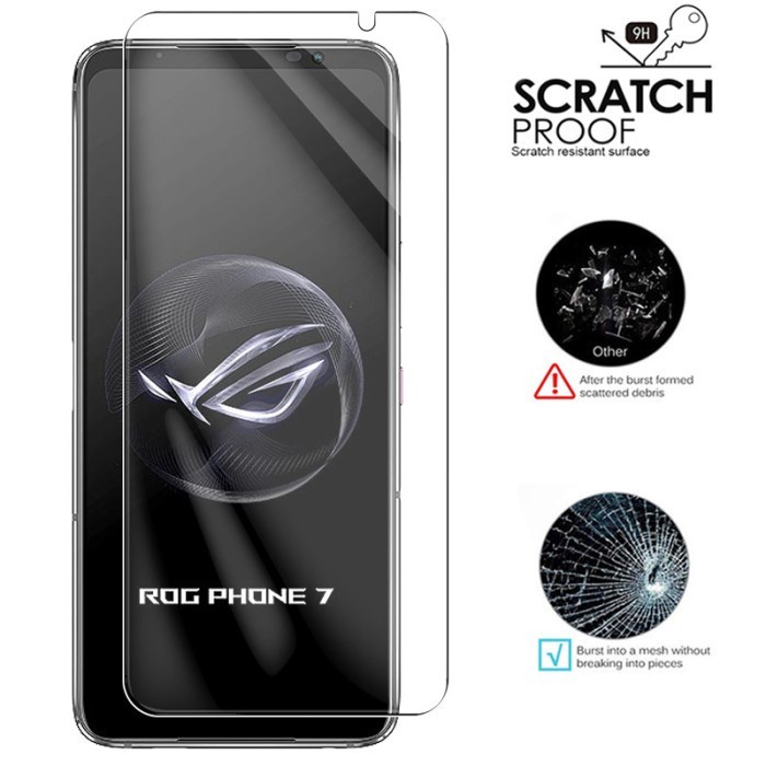 กระจกนิรภัยใส Asus ROG Phone 7 / ROG Phone 7 Ultimate
