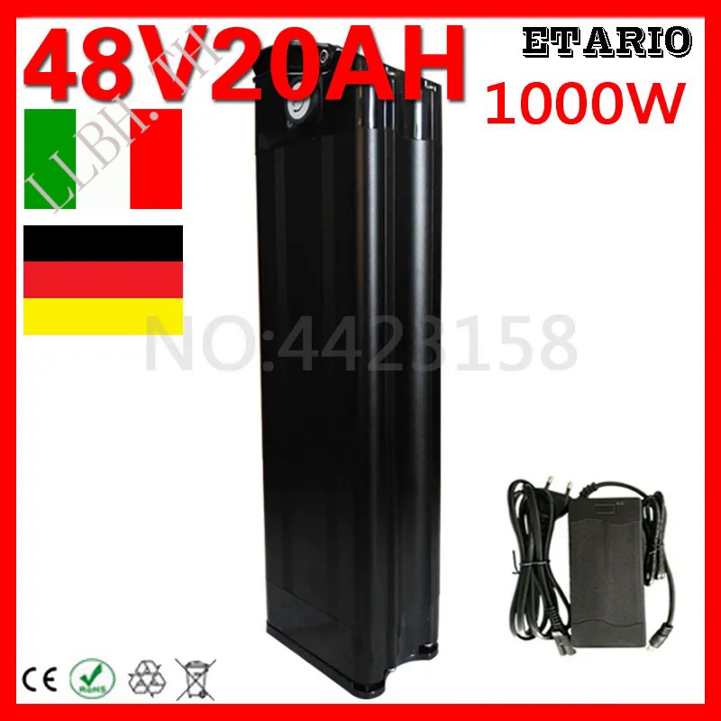 48V 1000W 750W 500W แบตเตอรี่จักรยานไฟฟ้า48V 20ah แบตเตอรี่จักรยานไฟฟ้า48V 8ah 9AH 10ah 12AH 13ah 15