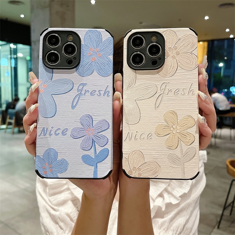 เคสโทรศัพท์มือถือหนังแกะ กันตกสี่มุม รอบเลนส์ เรียบง่าย สําหรับ Huawei Y7A Y6 Y7 Pro Y9 Prime 2019 Y7 Prime 2018 Y9S Y8S Y6P 2020