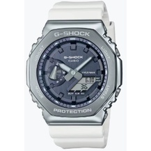 G//shock GM-2100 สีขาวสีฟ้า Gm2100 Fine Steel กีฬานาฬิกา GM 2100b-3a สายนาฬิกาเรซิ่น f857