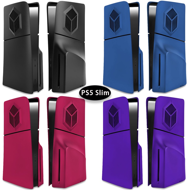 แผ่นฝาครอบ PS5 Slim สำหรับ Playstation 5 Slim Console Disc Edition