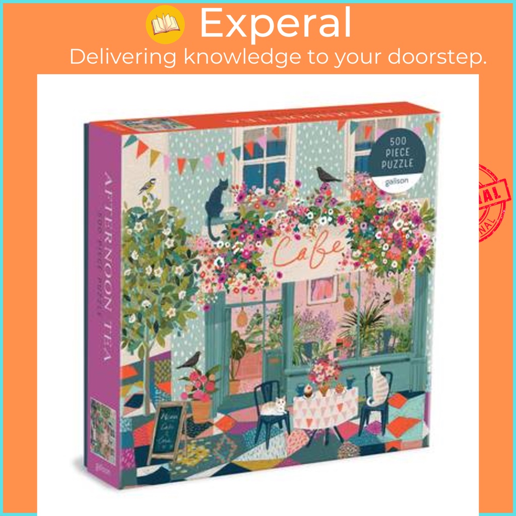 Afternoon Tea 500 Piece Puzzle โดย Galison (ฉบับสหรัฐอเมริกาปกอ่อน)