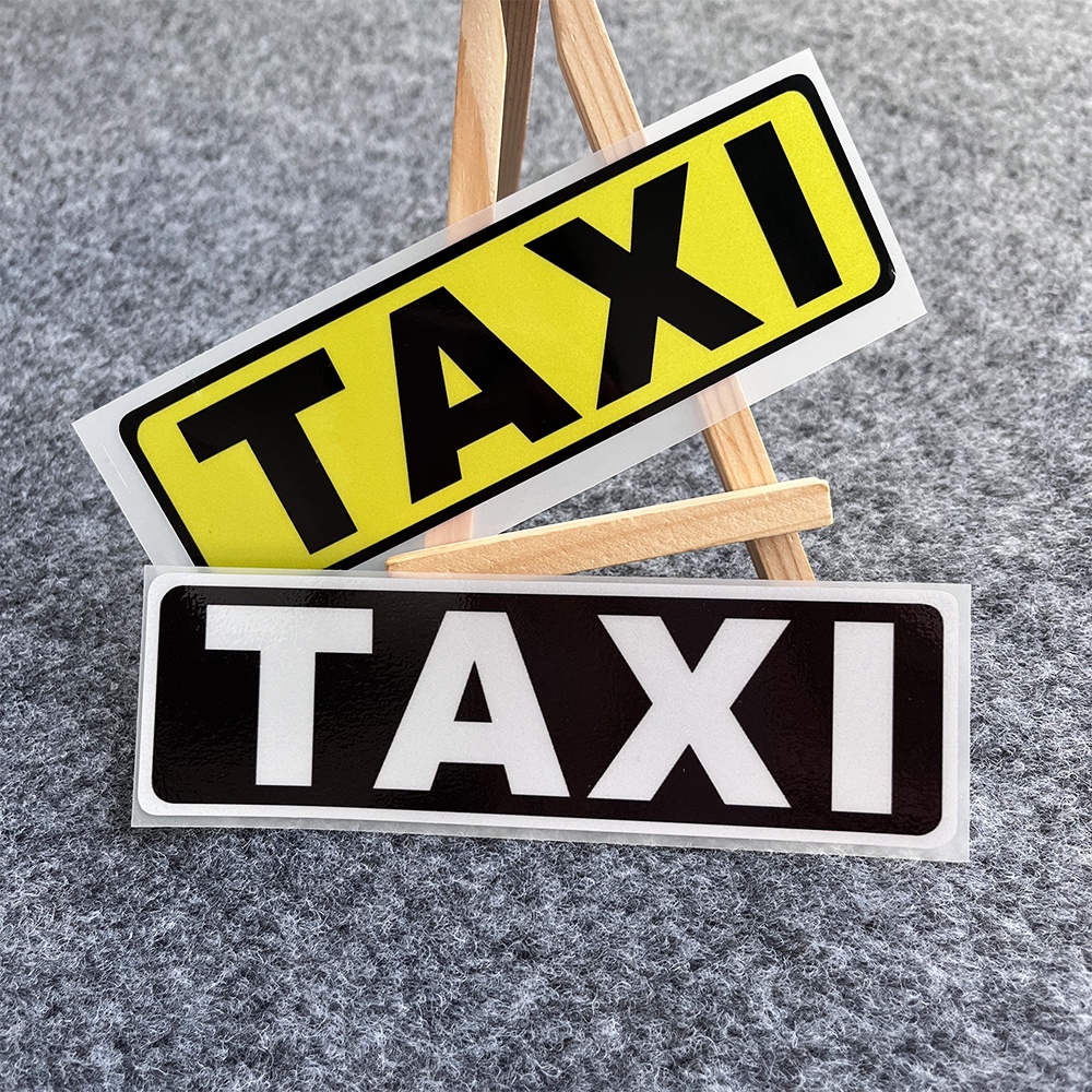 Taxi สะท้อนแสง สติ๊กเกอร์ Vinyl เทปกันรอย ตกแต่งรถ รถไฟฟ้า รถยนต์ หน้าต่าง เทปกันรอย Mitsubishi BYD