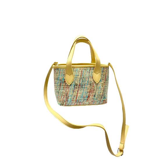 REMINI BAG กระเป๋าสะพายข้างผู้หญิง วัสดุผสมผ้าแคนวาสพรีเมียม กระเป๋าผู้หญิง