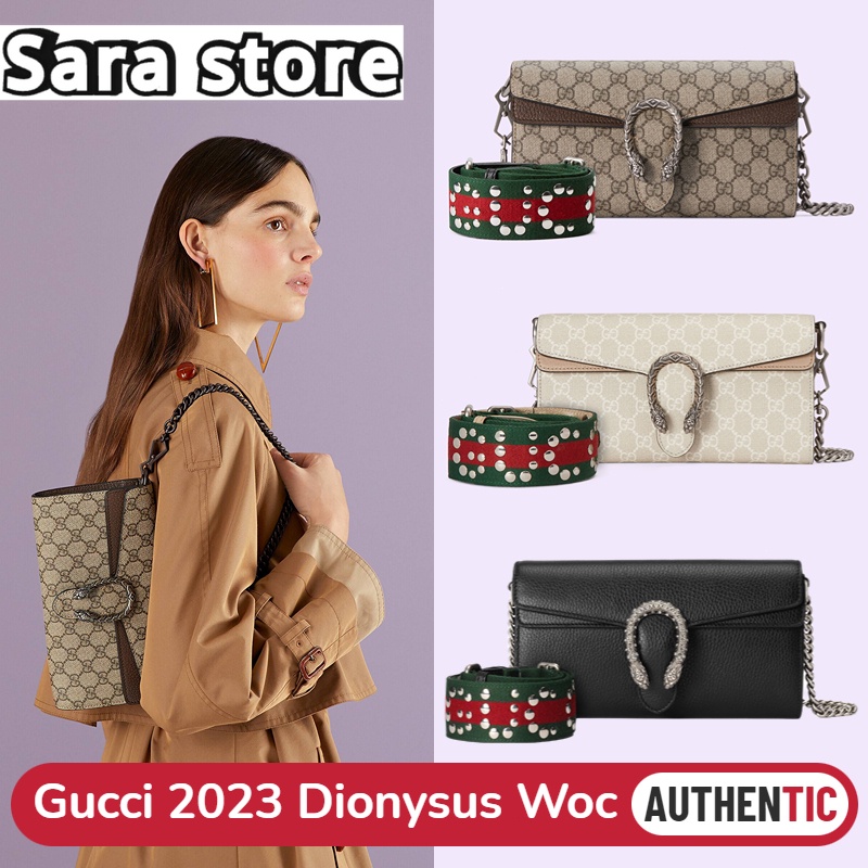 กุชชี่ Gucci 2023 new Dionysus woc Small 25cm Shoulder Bag 731782 กระเป๋า Messenger / กระเป๋าสะพายไหล่/ผู้หญิง