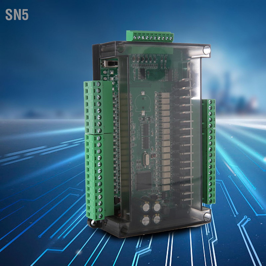 SN5 คณะกรรมการควบคุมอุตสาหกรรม FX3U-32MT ความเร็วสูง 16 อินพุต เอาต์พุต 24V 1A