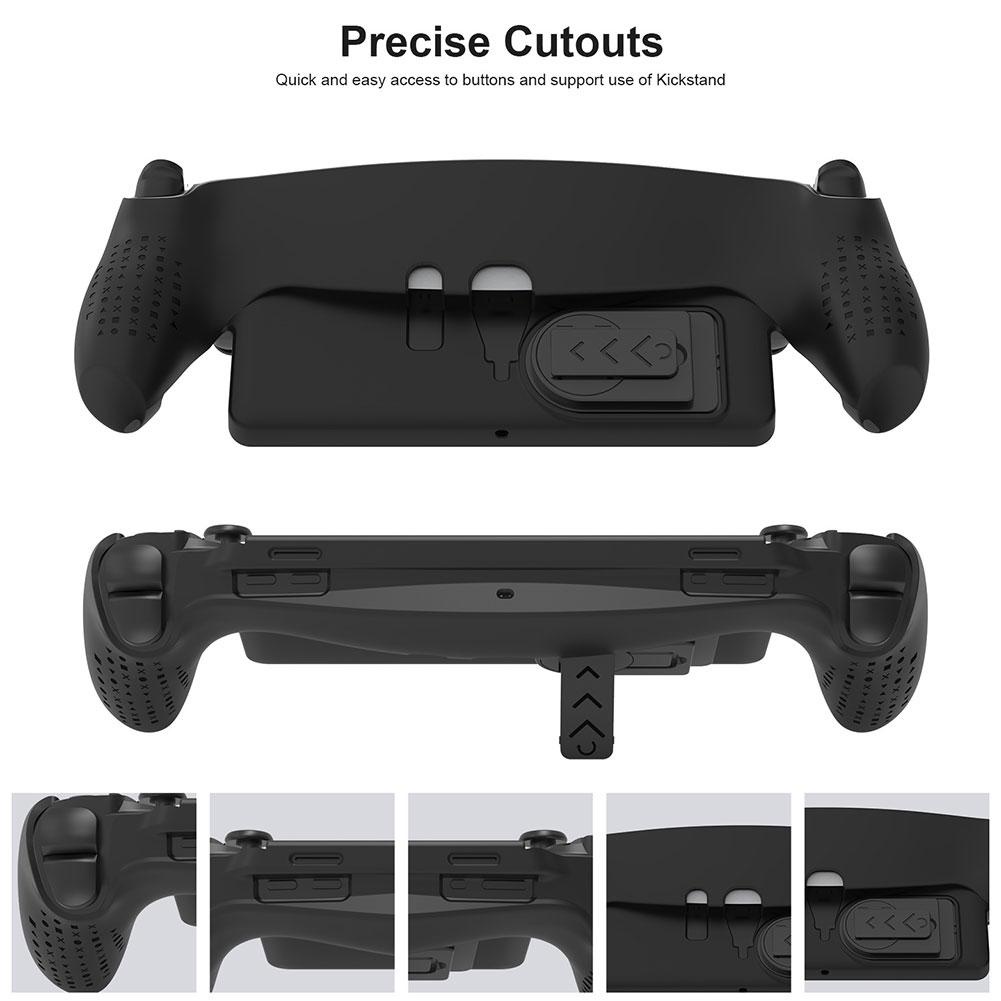 เคส TPU พร้อมตัวยึด สําหรับ Playstation Portal ฝาครอบป้องกัน ป้องกันรอยขีดข่วน ป้องกันการตก สําหรับ PS Portal Game Console เคสขาตั้ง อุปกรณ์เสริม