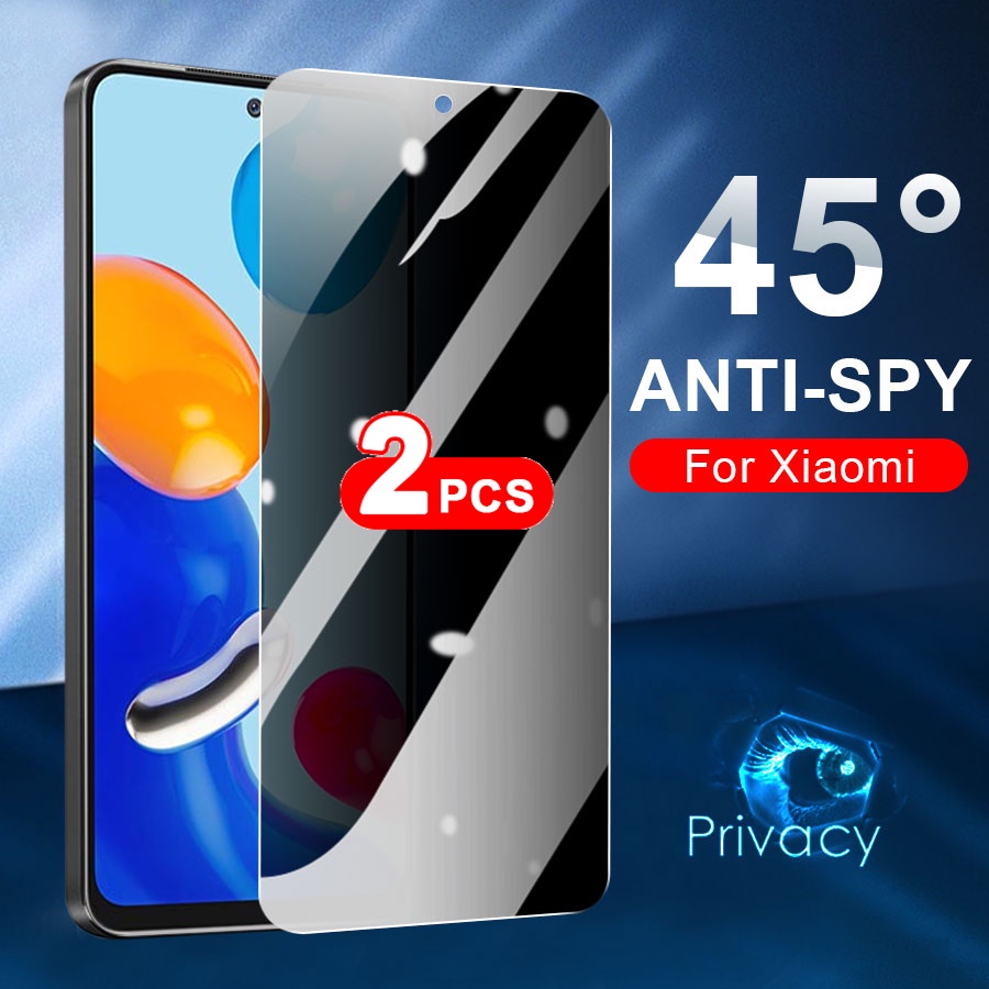 กระจกนิรภัยกันรอยหน้าจอ กันแอบมอง เป็นส่วนตัว สําหรับ Xiaomi 11 12 Lite 12T 11T Pro Redmi Note 11 11S 10 10S 9S 9 8 9T 9A 9C 10 10C 10A Poco M3 X4 M4 X3 Pro 5G