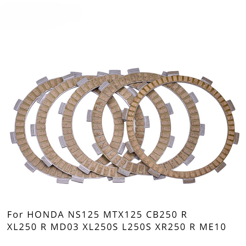 แผ่นอัดคลัทช์ สําหรับ HONDA NS125 MTX125 NS MTX 125 CB250 CB250R XL250 XL250R MD03 XL250S L250S XR25