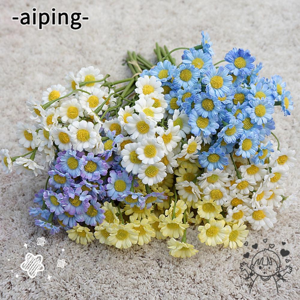 Aiping ดอกเบญจมาศประดิษฐ์ 60 ดอก สําหรับตกแต่งบ้าน