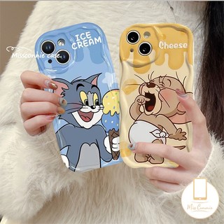 เคสโทรศัพท์มือถือ ลายไอศกรีม ชีส แมวน่ารัก สไตล์เกาหลี สําหรับ Oppo A18 A57 A16 A12 A9 A5 A76 A31 A95 A7 A78 A15 A16s A74 A17 A92 A58 A38 A16K A96 A54 A5s A17K A77 A3s A33 A53 Reno 10 6 5 4F และเคสเมาส์