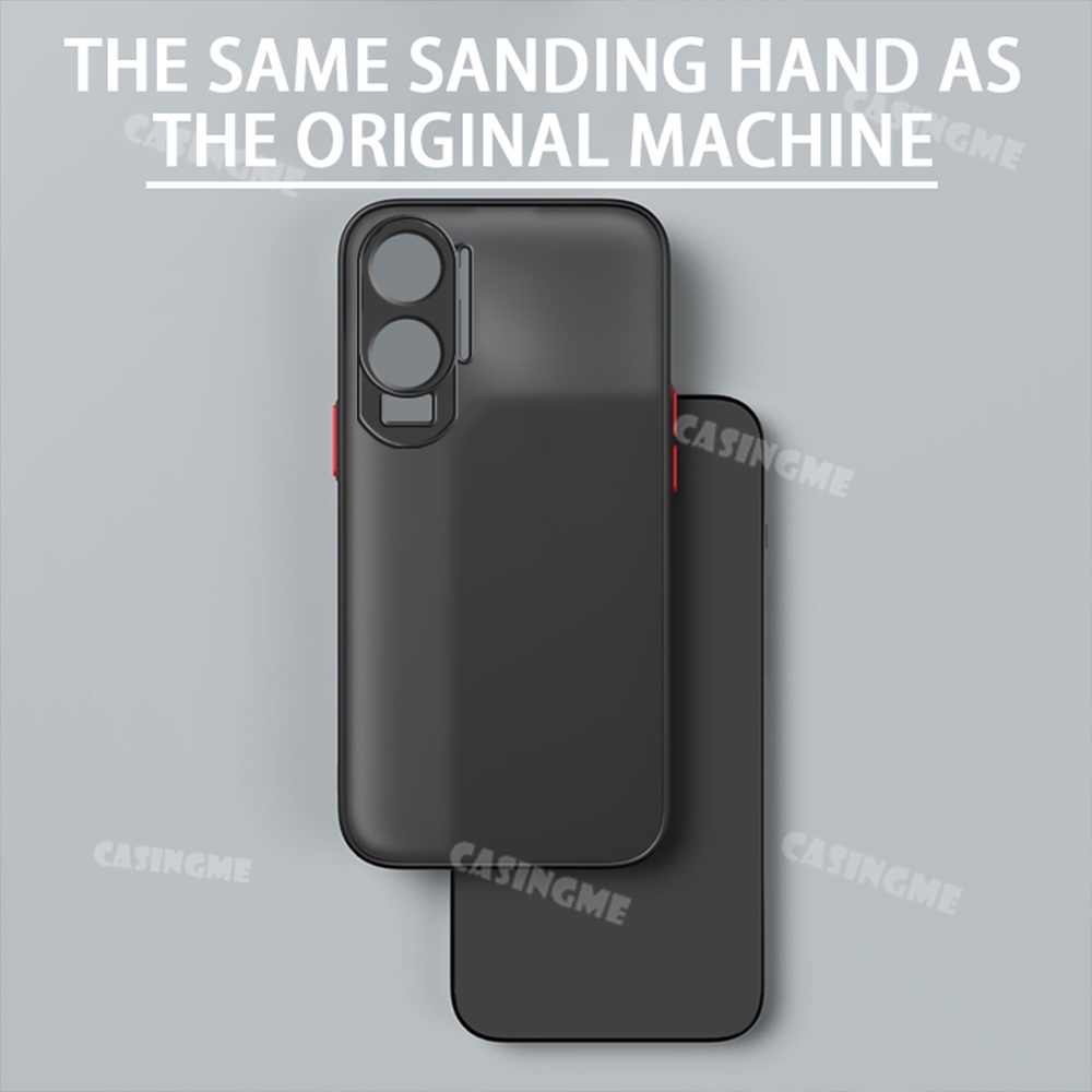 เคสโทรศัพท์มือถือแบบใส ผิวด้าน กันกระแทก กันรอยกล้อง สําหรับ Honor 90 Lite 5G 2023 Honor 90 Lite Hon