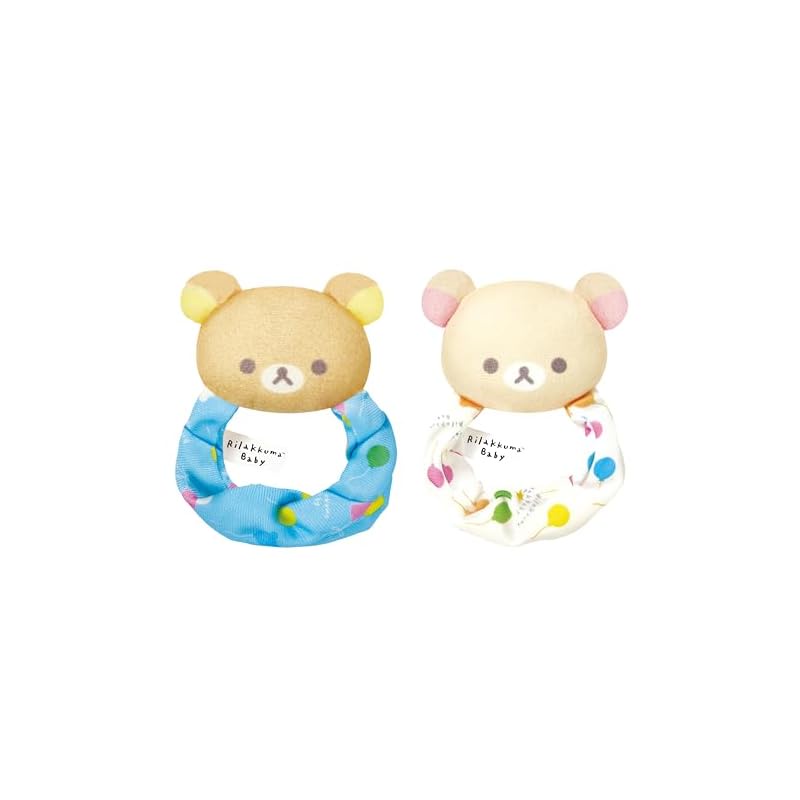 Agatsuma Rilakkuma Baby - เขย่าแล้วมีเสียง นุ่มนิ่ม สําหรับมือ และ Anyo
