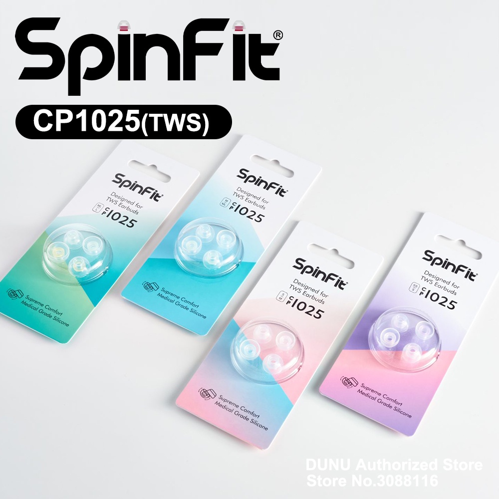 Spinfit CP1025(TWS) จุกหูฟังซิลิโคน สําหรับหูฟังไร้สาย Jabra Elite7 MTW3 Galaxy Buds 2