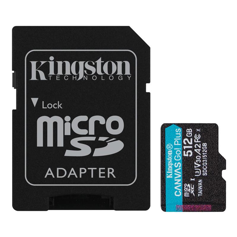 Kingston Micro SD Card 512GB Class 10 SDCG3
