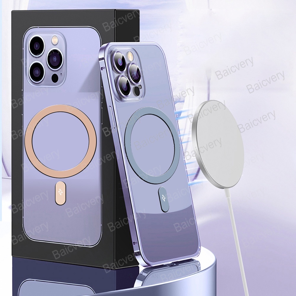 Oppo Realme 11 5G / 11X 5G RMX3785 เคสโทรศัพท์แม่เหล็กวงกลมแม่เหล็กชาร์จไร้สาย TPU ซิลิคอนสีสันสดใสฝาครอบเปลือกใสกันกระแทกเคสป้องกัน - รูปที่ 5